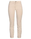 Kaos Jeans Woman Pants Beige Size 32 Cotton, Elastane In Beige