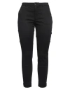 Kaos Jeans Woman Pants Black Size 10 Cotton, Lyocell, Elastane In Black