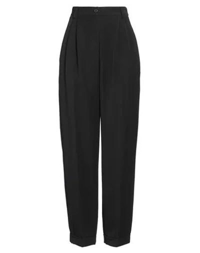 Kaos Jeans Woman Pants Black Size 4 Polyester, Viscose, Elastane In Black