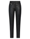 Kaos Jeans Woman Pants Black Size 27 Polyurethane, Viscose In Black