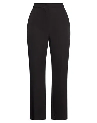 Kaos Jeans Woman Pants Black Size 4 Polyester, Elastane In Animal Print