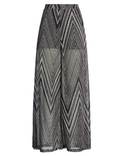 Kaos Jeans Woman Pants Black Size 8 Polyamide, Metallic Polyester, Polyester, Viscose