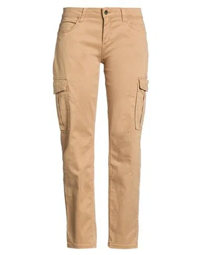 Kaos Jeans Woman Pants Brown Size 31 Cotton, Lyocell, Elastane