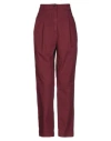 Kaos Jeans Woman Pants Burgundy Size 30 Cotton In Red