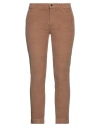 Kaos Jeans Woman Pants Camel Size 31 Cotton, Elastane In Beige