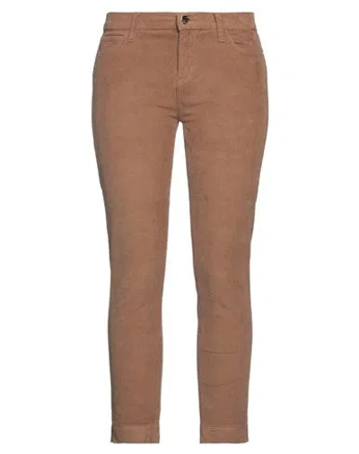 Kaos Jeans Woman Pants Camel Size 31 Cotton, Elastane In Beige