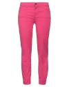 Kaos Jeans Woman Pants Fuchsia Size 27 Cotton, Elastane In Pink