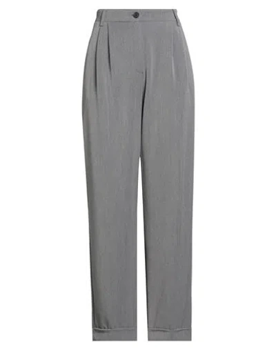 Kaos Jeans Woman Pants Grey Size 6 Polyester, Viscose, Elastane In Gray