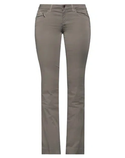 Kaos Jeans Woman Pants Khaki Size 27 Cotton, Elastane In Beige