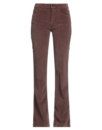 Kaos Jeans Woman Pants Light Brown Size 31 Cotton, Elastane In Sand