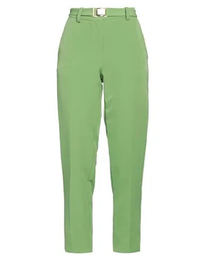 Kaos Jeans Woman Pants Light Green Size 6 Polyester, Elastane
