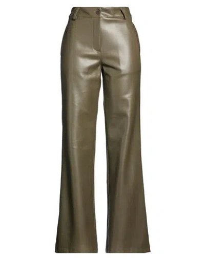 Kaos Jeans Woman Pants Military Green Size 10 Polyurethane, Polyester