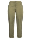 Kaos Jeans Woman Pants Military Green Size 28 Cotton, Elastane