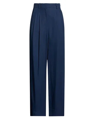 Kaos Jeans Woman Pants Navy Size 10 Viscose, Linen In Brown