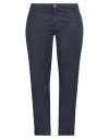 Kaos Jeans Woman Pants Slate Blue Size 31 Tencel, Cotton, Elastane In Navy Blue