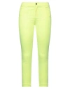 Kaos Jeans Woman Pants Pastel Yellow Size 28 Cotton, Tencel, Elastane