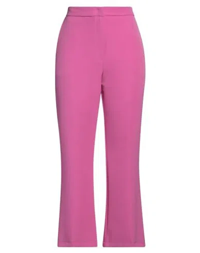 Kaos Jeans Woman Pants Pink Size 8 Polyester, Elastane
