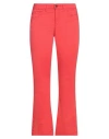 Kaos Jeans Woman Jeans Red Size 28 Cotton, Tencel, Polyester, Elastane In Red