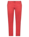 Kaos Jeans Woman Pants Red Size 31 Tencel, Cotton, Elastane