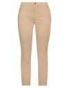 Kaos Jeans Woman Pants Sand Size 25 Cotton, Tencel, Elastane In Beige