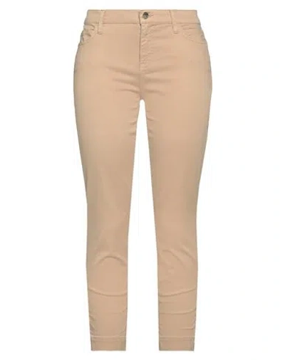 Kaos Jeans Woman Pants Sand Size 25 Cotton, Tencel, Elastane In Beige