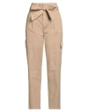 Kaos Jeans Woman Pants Sand Size 6 Cotton, Elastane