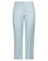 Kaos Jeans Woman Pants Sky Blue Size 10 Linen, Viscose, Polyamide