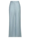 Kaos Jeans Woman Pants Sky Blue Size 10 Linen, Viscose, Polyamide
