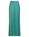 Kaos Jeans Woman Pants Turquoise Size 10 Linen, Viscose, Polyamide In Blue