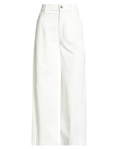 Kaos Jeans Woman Pants White Size 25 Cotton, Elastane