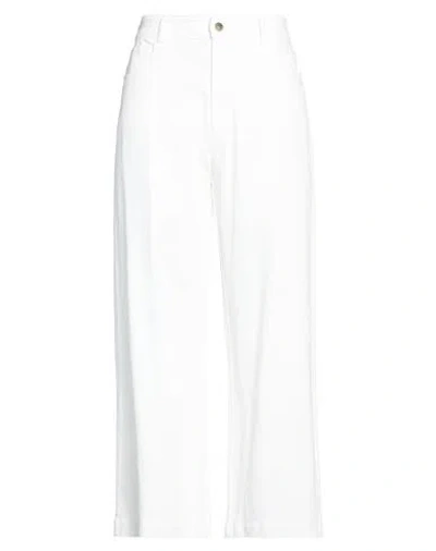 Kaos Jeans Woman Pants White Size 30 Cotton