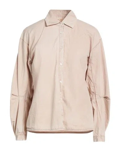 Kaos Jeans Woman Shirt Beige Size 8 Cotton In Multi