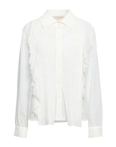 Kaos Jeans Woman Shirt White Size 4 Polyester