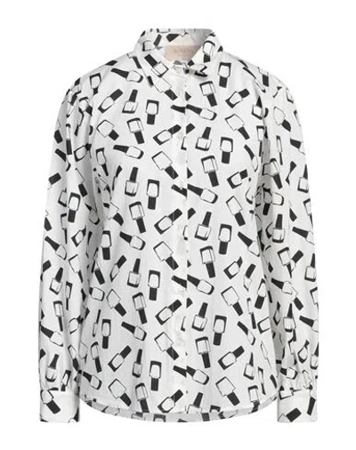 Kaos Jeans Woman Shirt White Size 8 Cotton
