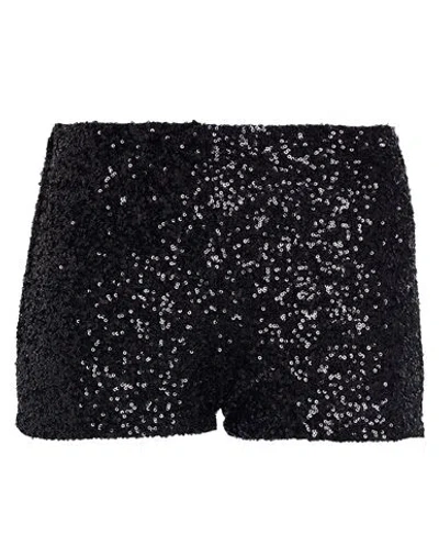 Kaos Jeans Woman Shorts & Bermuda Shorts Black Size 10 Polyester, Elastane