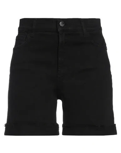 Kaos Jeans Woman Shorts & Bermuda Shorts Black Size 25 Cotton, Elastane