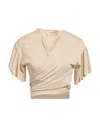 Kaos Jeans Shrugs In Beige