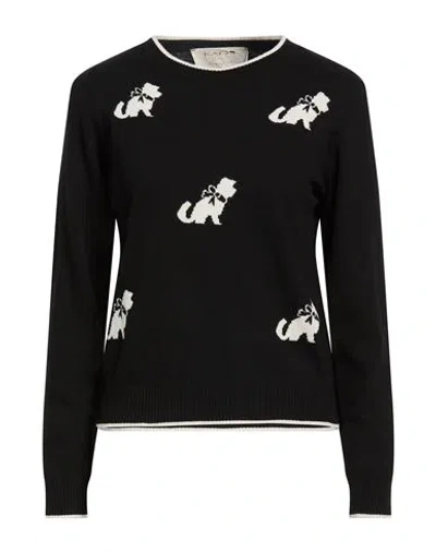 Kaos Jeans Woman Sweater Black Size L Polyamide, Wool, Viscose, Cashmere
