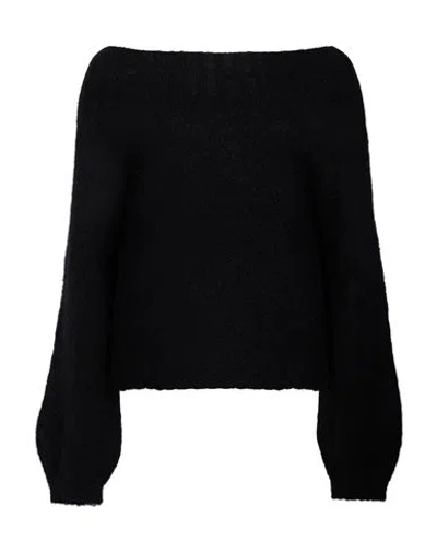 Kaos Jeans Woman Sweater Black Size Xs Acrylic, Polyamide, Wool, Mohair Wool, Elastane