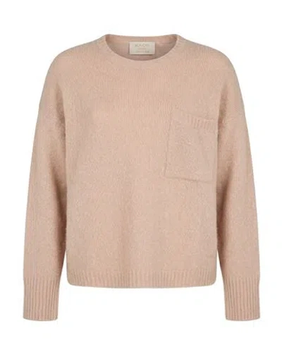 Kaos Jeans Woman Sweater Blush Size M Acrylic, Polyamide, Wool, Mohair Wool, Elastane In Neutral