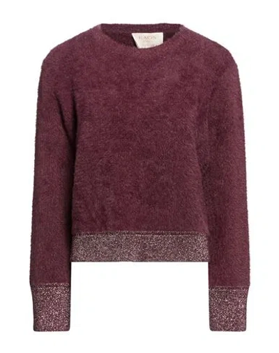 Kaos Jeans Woman Sweater Burgundy Size Xs Polyamide, Viscose, Polyester