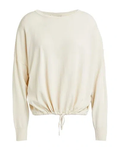 Kaos Jeans Woman Sweater Cream Size M Viscose, Polyamide In White