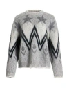Kaos Jeans Woman Sweater Grey Size M Acrylic, Mohair Wool, Polyamide, Viscose, Metal In Gray
