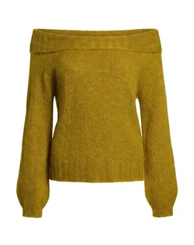 Kaos Jeans Woman Sweater Khaki Size Xs Acrylic, Polyamide, Wool, Mohair Wool, Elastane In Green