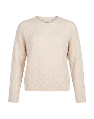 Kaos Jeans Woman Sweater Off White Size S Acrylic, Polyamide, Wool, Mohair Wool, Elastane In Brown