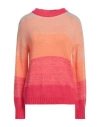Kaos Jeans Woman Sweater Orange Size M Acrylic, Polyamide, Mohair Wool