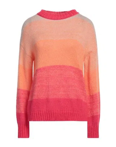 Kaos Jeans Woman Sweater Orange Size M Acrylic, Polyamide, Mohair Wool