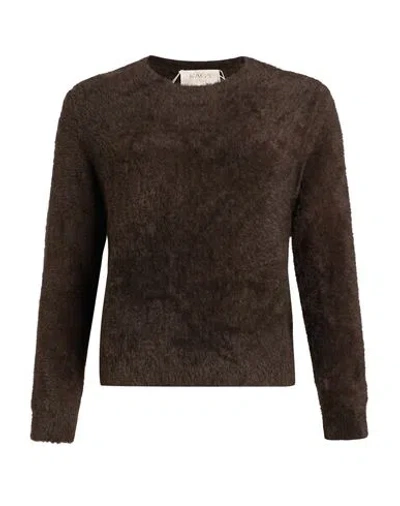 Kaos Jeans Woman Sweater Taupe Size Xs Viscose, Polyester, Polyamide In Brown