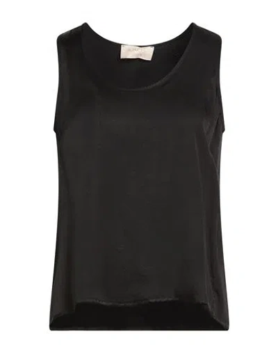 Kaos Jeans Woman Top Black Size 6 Viscose