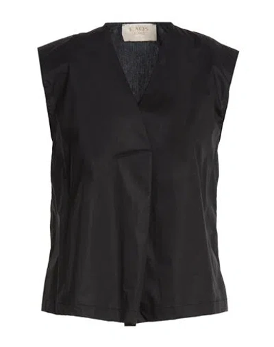 Kaos Jeans Woman Top Black Size 8 Cotton